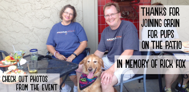 Thanks for Attending Pups on the Patio - Rick Fox - Post Image